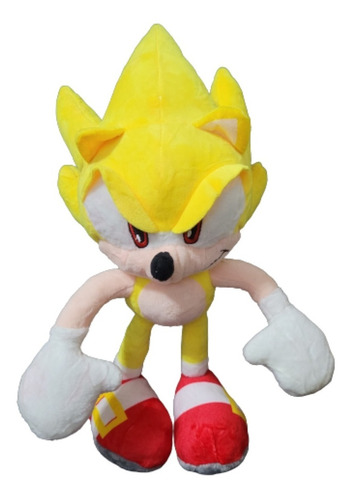 Peluche Muñeco Super Sonic  33cm Excelente Calidad
