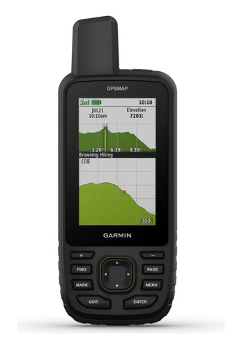 Gps De Mano Gpsmap 67 Garmin Glonass Galileo Qzss Altimetro Color Negro