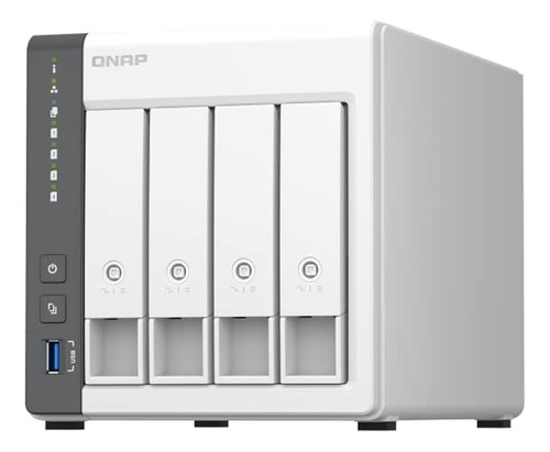 Servidor Qnap Nas Ts433 Quad Core 2.0 4 Bahias Ts-433-4g-us