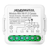 Interruptor Inteligente Wifi Mini 2 Canais - Similar Sonoff