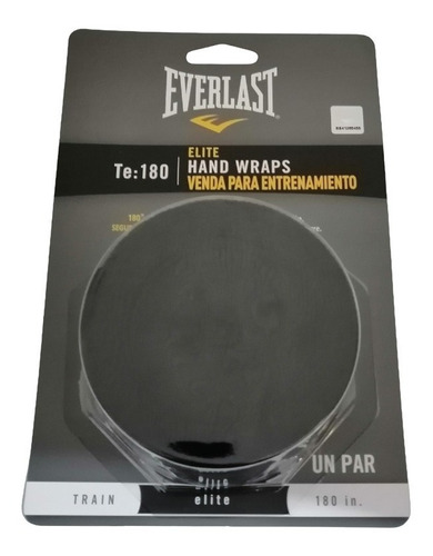 Vendas Everlast Para Entrenamiento 180in Negro ( X4456b ).