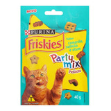 Friskies Party Mix Petisco Gatos Ad Camarão, Salm E Atum 40g