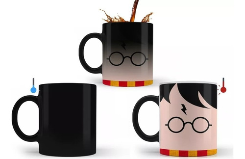 Taza Magica Cafe Ceramica Cara Harry Potter Importada