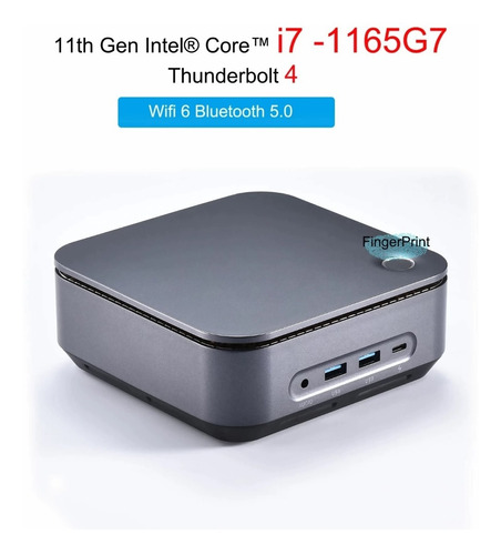 Minipc Gaming Intel I7 1165g7 64g 1tb Nvme Thunderbolt 4 