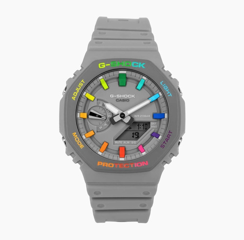 Reloj Casio Gshock Rainbow Gray Ga2100 Ga 2100 Ga2110 Ga2110
