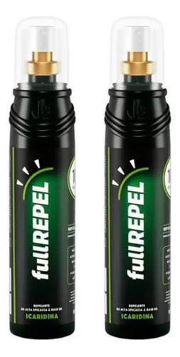 Kit 2 Repelentes Fullrepel 10h Adulto C/ Icaridina 100ml