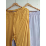 Lote De Pantalones  Relaxed  Portsaid T 48la  Usado