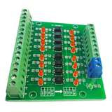 Modulo Optoacoplador 8 Canales El817 De 24v A 5v Arduino Plc
