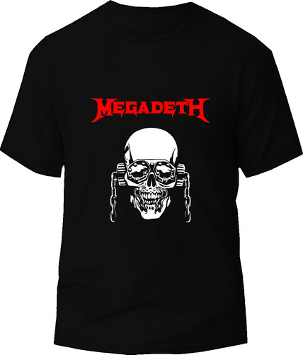 Camiseta Megadeth Metal Rock Tv Tienda Urbanoz