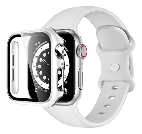 Vidrio+funda Y Correa For Apple Watch Series 8 7 Se 6 5 4 3