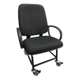 Cadeira Cadeirão Reforçado P/ Obeso 180 Kg Rodinha Com Trava