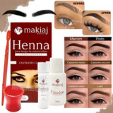 Henna Tinte Perfilador Para Cejas Makiaj Brasil Tonos Varios