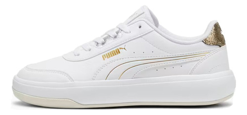 Puma Tori Metallic Shine Para Dama Color Blanco, Oro 