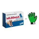 Vermífugo Milbemax C - Cães 5 A 25kg 2 Comprimidos + Luva