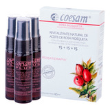 Revitalizante Natural De Aceite Rosa Mosqueta 3x15 Ml Coesam
