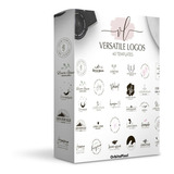 Mega Pack Templates De Logos Minimalistas Vectorizados Unico