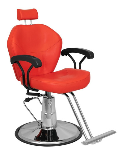 Silla Hidraulica Reclinable Y Giratoria Para Barberia Vinil 