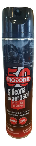 Silicona Aerosol Perfume Automotor Manzana 260g Motonic X12