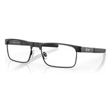 Óculos De Grau Oakley Metal Plate Titânio Satin Black