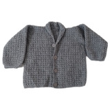 Saco Tejido A Mano Crochet, Bebe, De 0 A 3 Meses, Nuevo 