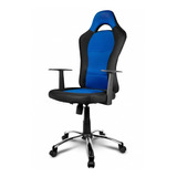 Silla Gamer Xtech Negra/azul Drakon Reclinable Y Ajustable