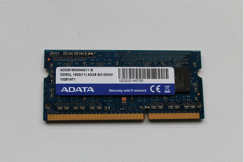 Memoria Ram Para Portatil Ddr3 4gb 1600mhz Usada Funcional