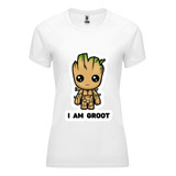 Polera Star Wars I Am Groot Color