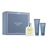 Perfume Light Blue Dolce & Gabbana Edt X 125 Ml Set X 3 Pzas