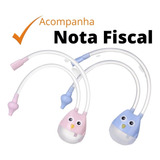 Aspirador Nasal Bebe Infantil Higiene Nariz Sugador Catarro