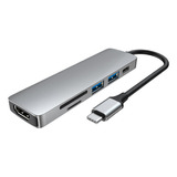 Conversor Hub Usb C A 4k Vga Multi Usb 3.0 P Compatible .