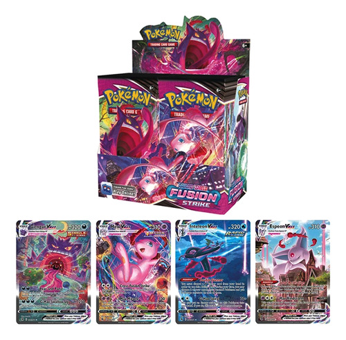 Cartas Pokemon Caja X 35 Sobres Coleccion Fusion Strike Toys