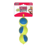 Kong Squeak Air Ultra Ball Med Juguete Pelota Perro Pack X3-