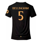Camiseta Bellingham Real Madrid Nro 5 Dorada Conmemorativa