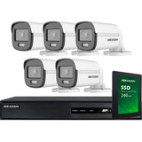 Kit Seguridad Hikvision 8+ 5 Camaras Vision Nocturna Colorvu