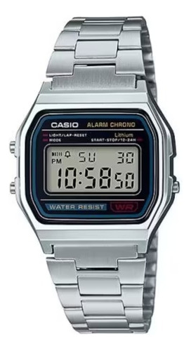 Reloj Casio Vintage A158 Original Unisex Retro Acero