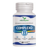 Complexo B 500mg B1 B2 B3 B5 B6 B9 B12 60cápsulas Suplemento