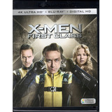 X-men First Class Pelicula 4k Ultra Hd + Blu-ray + Digital