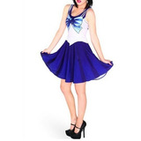 Sailor Moon - Vestido Ami Mizuno Sailor Mercury Mercurio