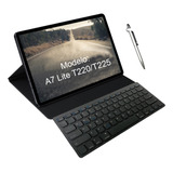 Melhor Capa De Tablet Teclado T295 A8 + Caneta Mais Vendida