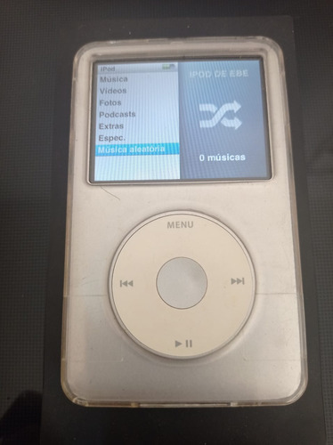 iPod Classic 80gb Funcionando (c/ Hard Case E Cabo)