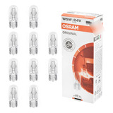 Kit 10 Lámparas T10 W5w Posicion Osram Piojito 5w 24v Camion