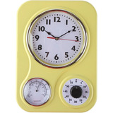 Reloj De Pared, Hogar De Lily, Cocina, Antiguo, Amarillo [u]