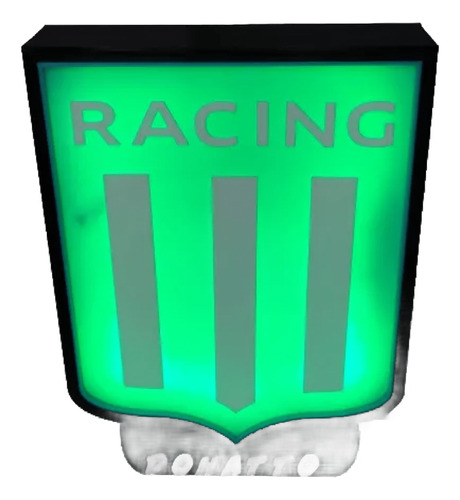 Lámpara Velador Led Rgb Racing Club Impresión 3d