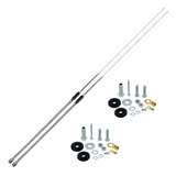 2 Antena Px Inox Prolongador Cromada Argentina Parafusos