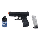 Marcadora Airsoft Walther Ppq Spring Bbs 6mm 2 Mag Xchws P