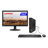 Mini Desktop + Monitor Lenovo Think I7 8 ª 16gb 240gb Ssd