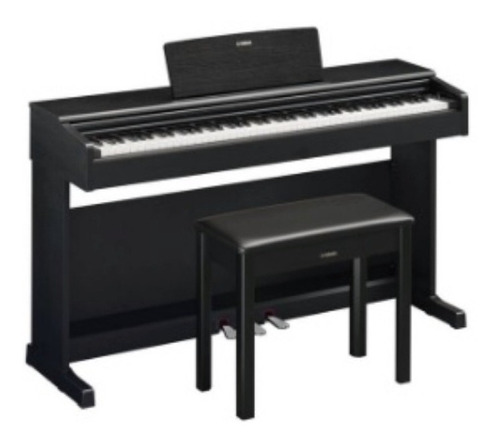 Piano Digital Yamaha Arius Ydp-145 Cuot Color Negro