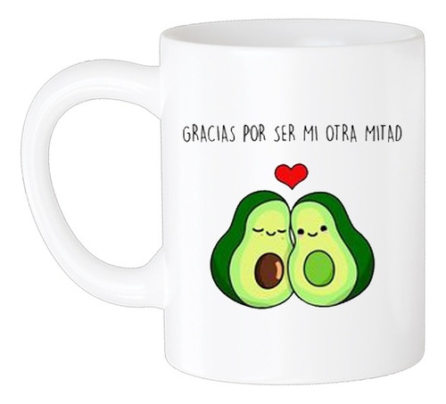 Taza Ceramica Personalizada Parejas San Valentin Mod 08