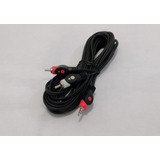 Cable Auxiliar Audio Reforzado 6mtrs Rca A Plug Jack 3.5