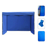 Funda Impermeable Pared Lateral Para Toldos 3x6 Con Anillos